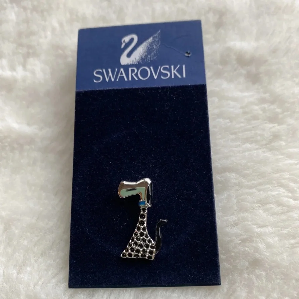 SWAROVSKI SALVATORE LOVLOT TAC PIN BROOCH - 2008 - NWT